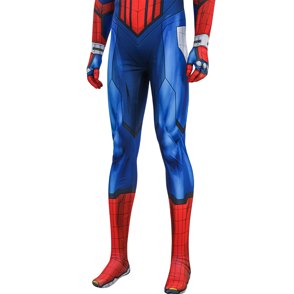 Sipderman Cosplay Costume Marvel Tokon Fighting Souls Printed Halloween Outfit