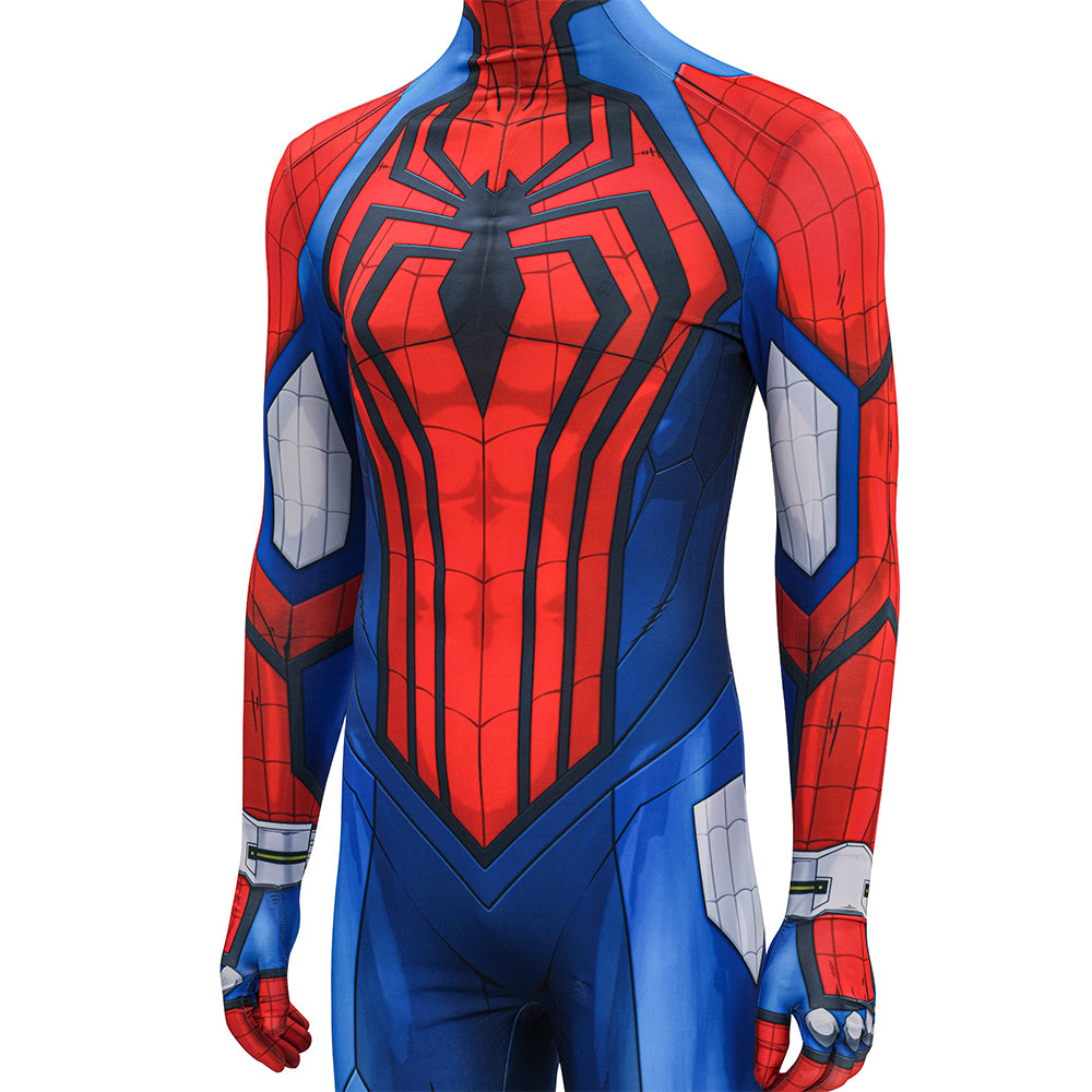 Sipderman Cosplay Costume Marvel Tokon Fighting Souls Printed Halloween Outfit