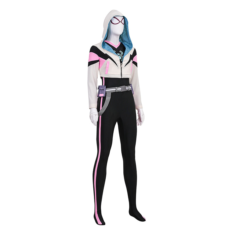 Your Friendly Neighborhood Spider Gwen Stacy Cosplay Costume Gwen Halloween Suit