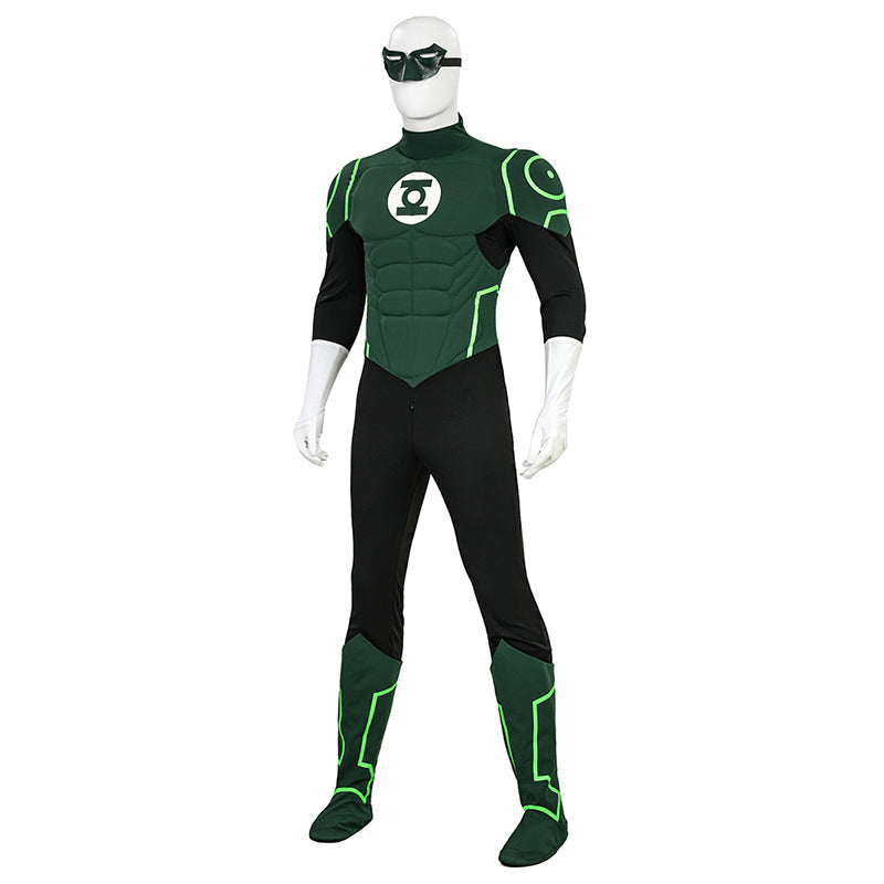 Superman Lantern Green Hal Jordan Justice League Cosplay Costume Suit
