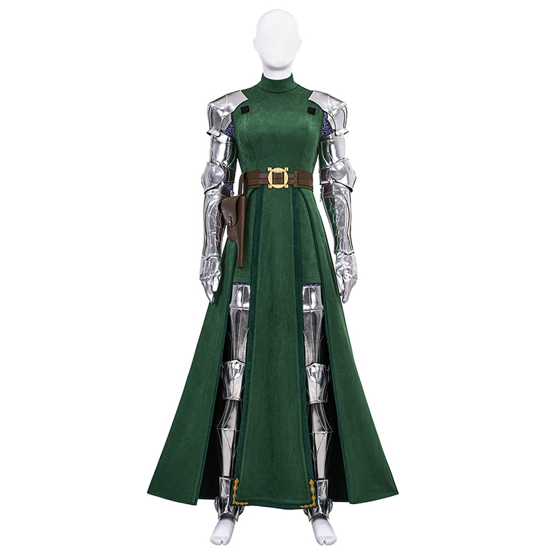 Doctor Doom Woman's Cosplay Costume Dr. Victor von Doom Halloween Outfit