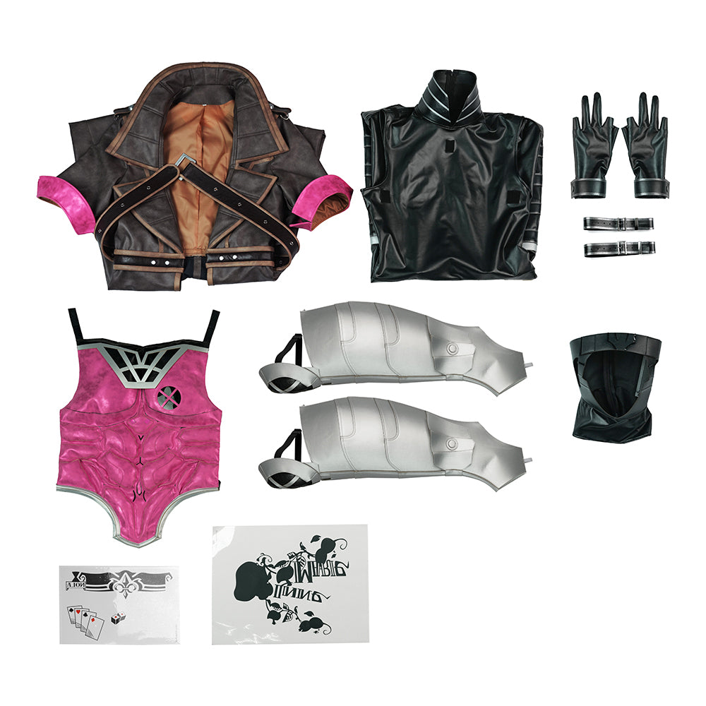 Deluxe Marvel Rivals Gambit Remy LeBeau Cosplay Costume