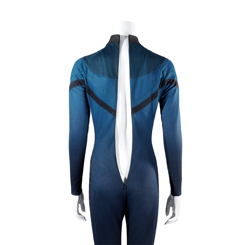 Fantastic Four 2005 Invisible Woman Cosplay Costume Susan Storm Halloween Outfit