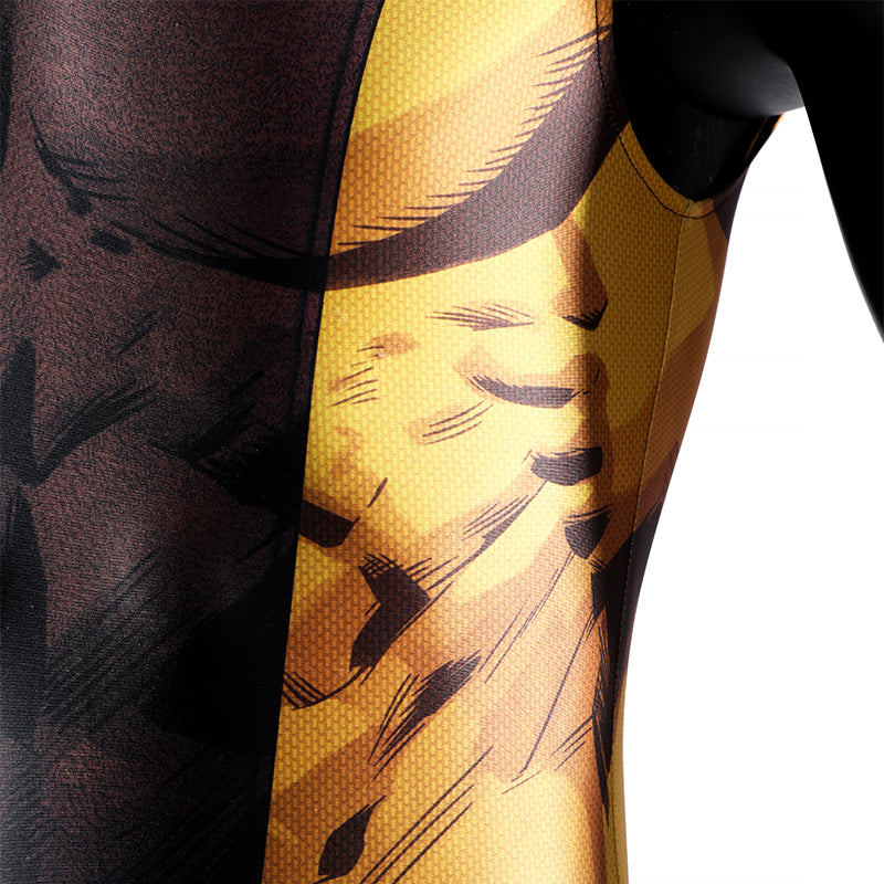 X-Men Wolverine Cosplay Costume The Brown Jumpsuit Halloween Costume