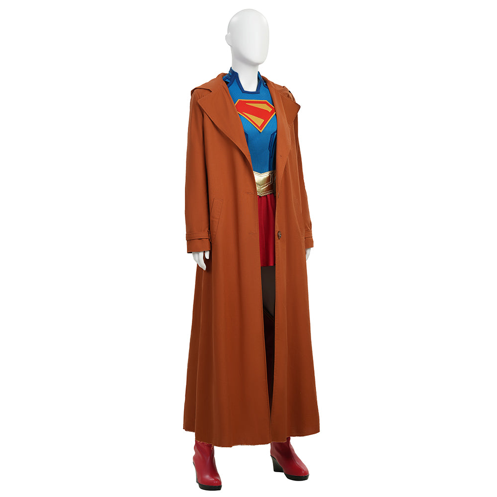 Ver 2 2026 Superhero Legacy Girl of Steel Supergirl Cosplay Costume Kara Zor-El Outfit