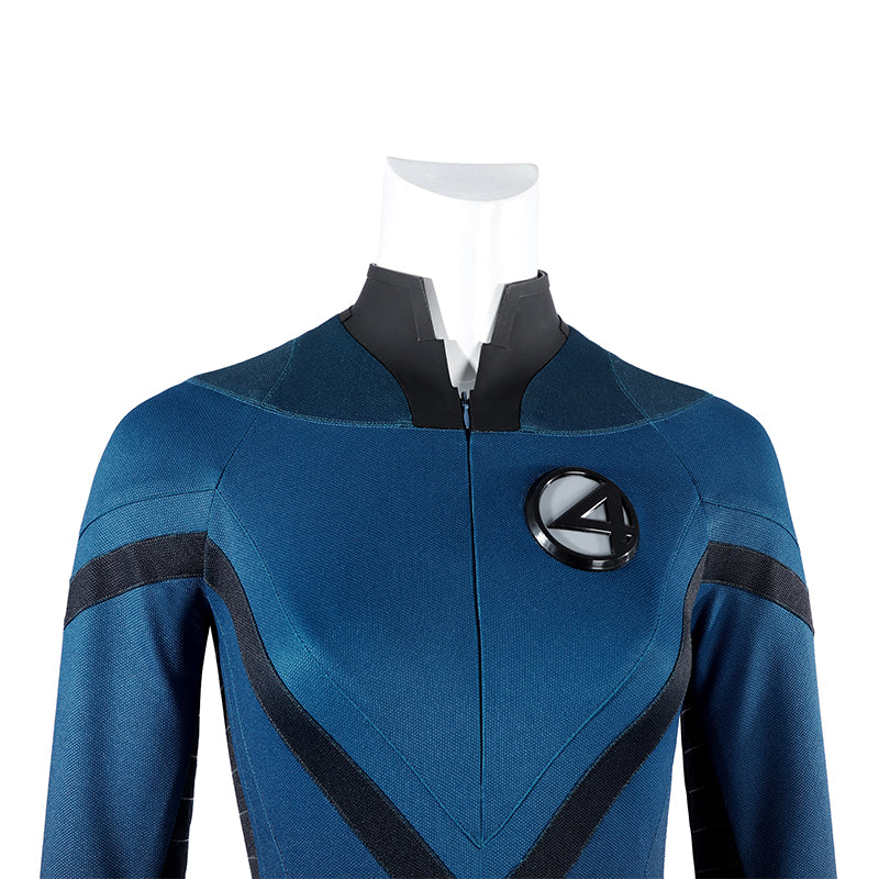 Fantastic Four 2005 Invisible Woman Cosplay Costume Susan Storm Halloween Outfit