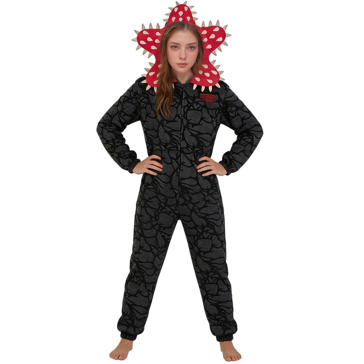 Stranger Things Demogorgon Cosplay Costume Adult Kids Pajamas Version 2 Party Suit