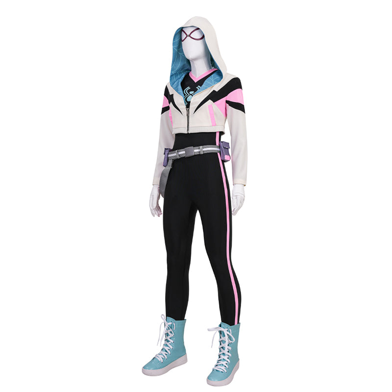 Your Friendly Neighborhood Spider Gwen Stacy Cosplay Costume Gwen Halloween Suit