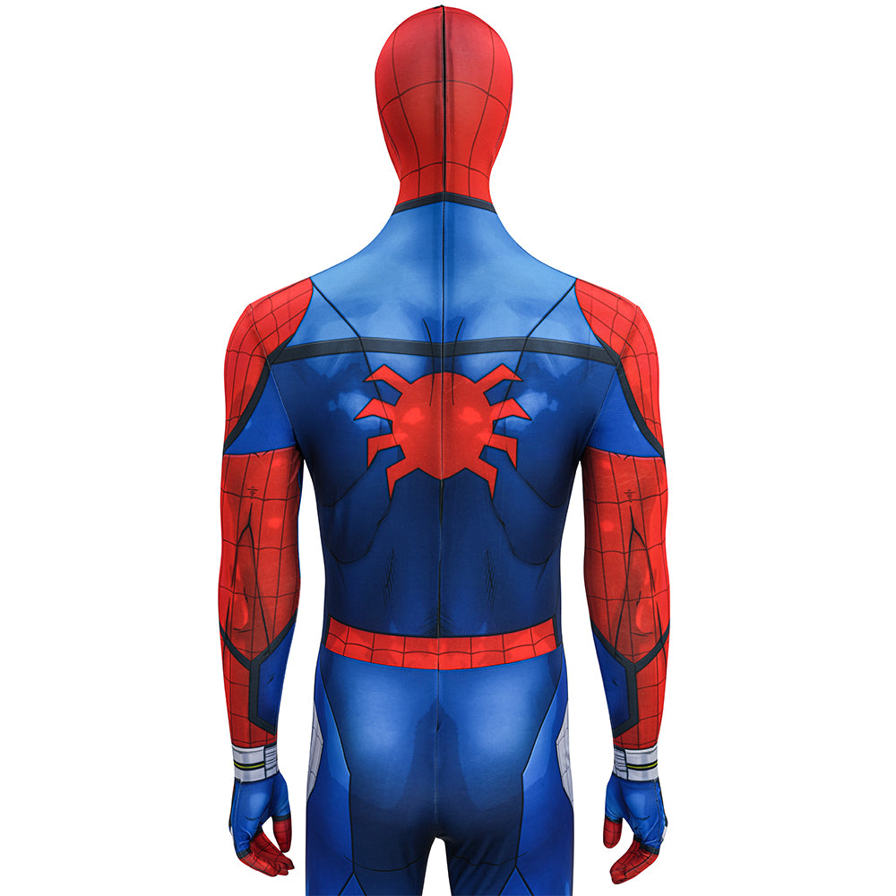 Sipderman Cosplay Costume Marvel Tokon Fighting Souls Printed Halloween Outfit