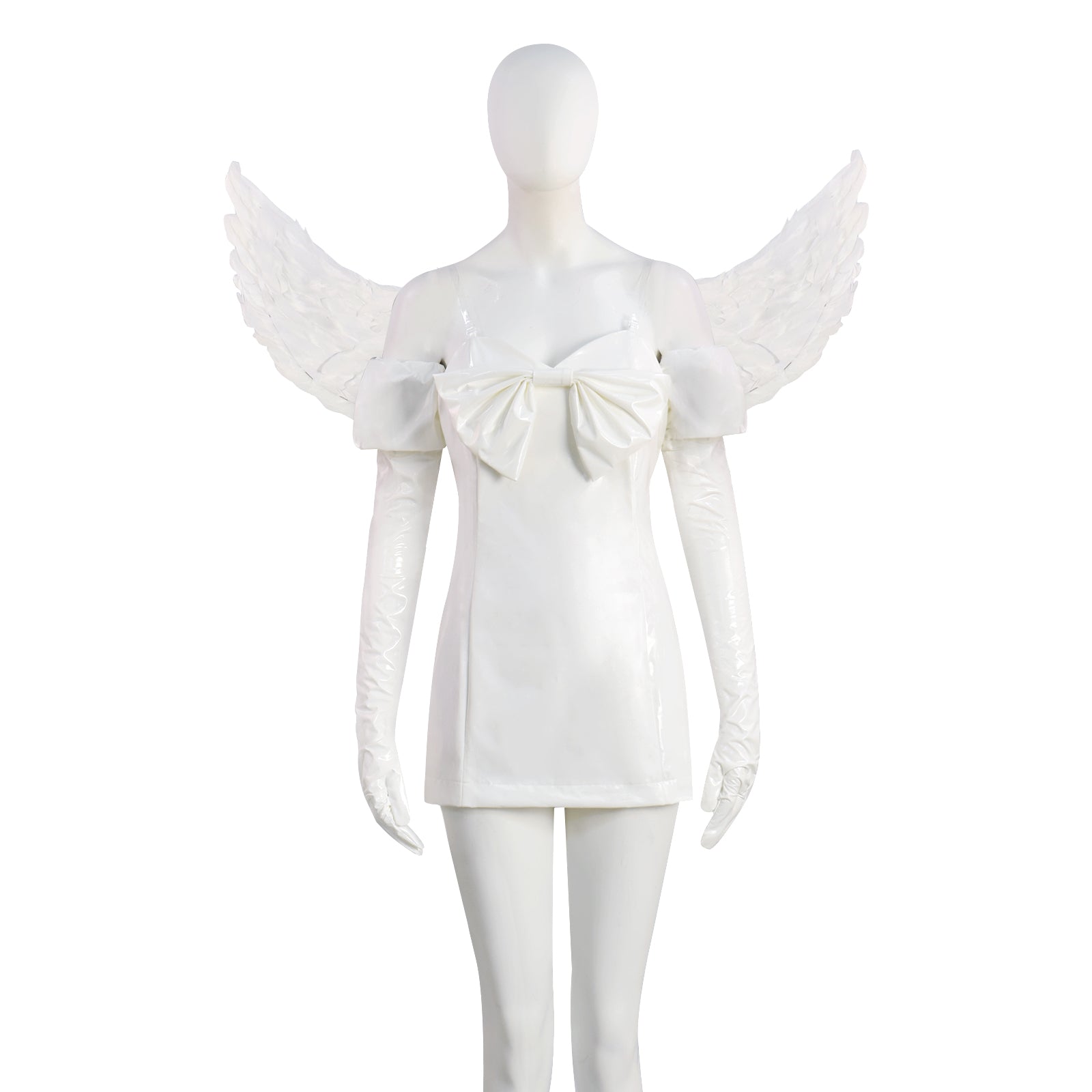 Alien Stage Sua Cosplay Costume White Leather Halloween Suit