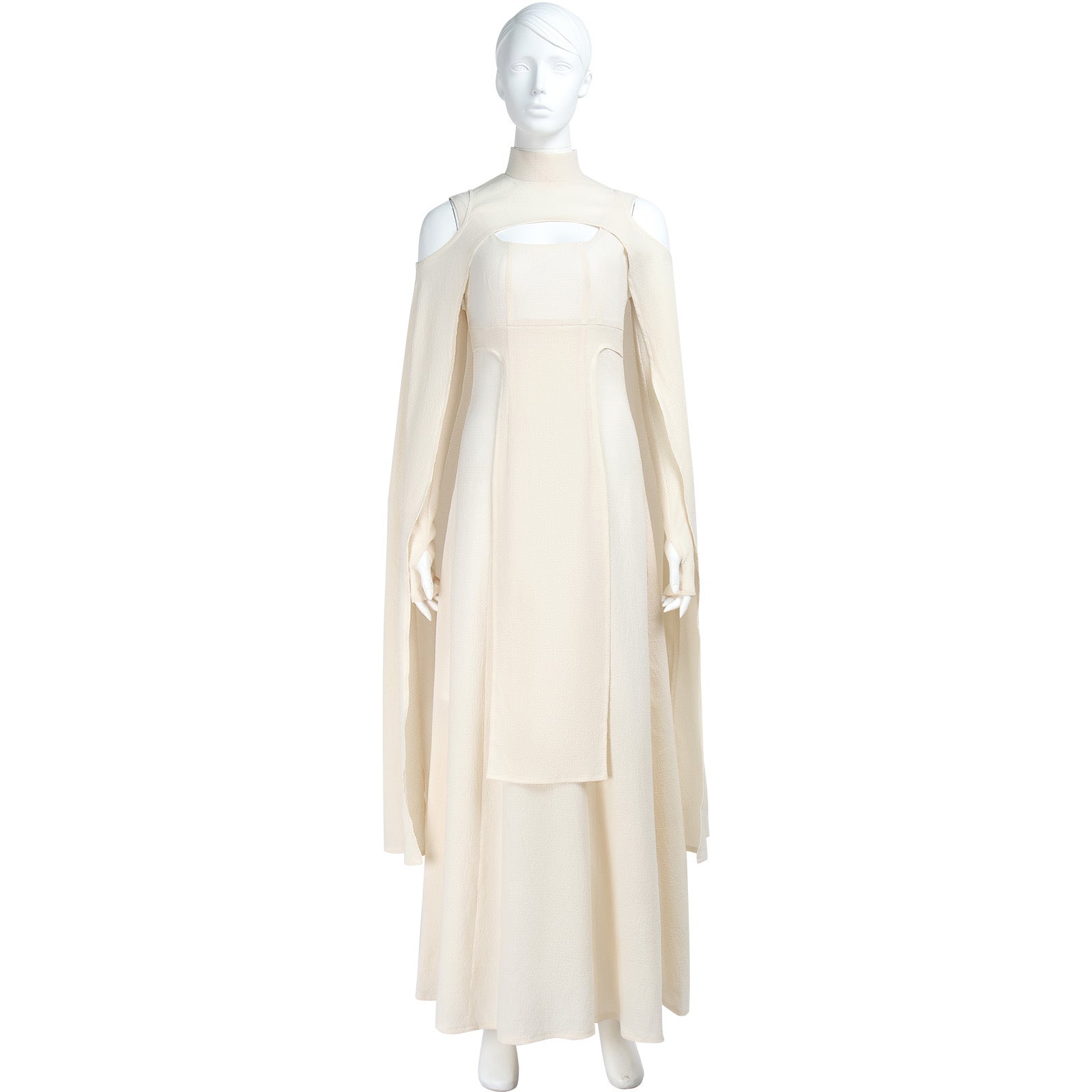 Star Wars Sheltay Retrac Cosplay Costume White Dress Halloween Suit