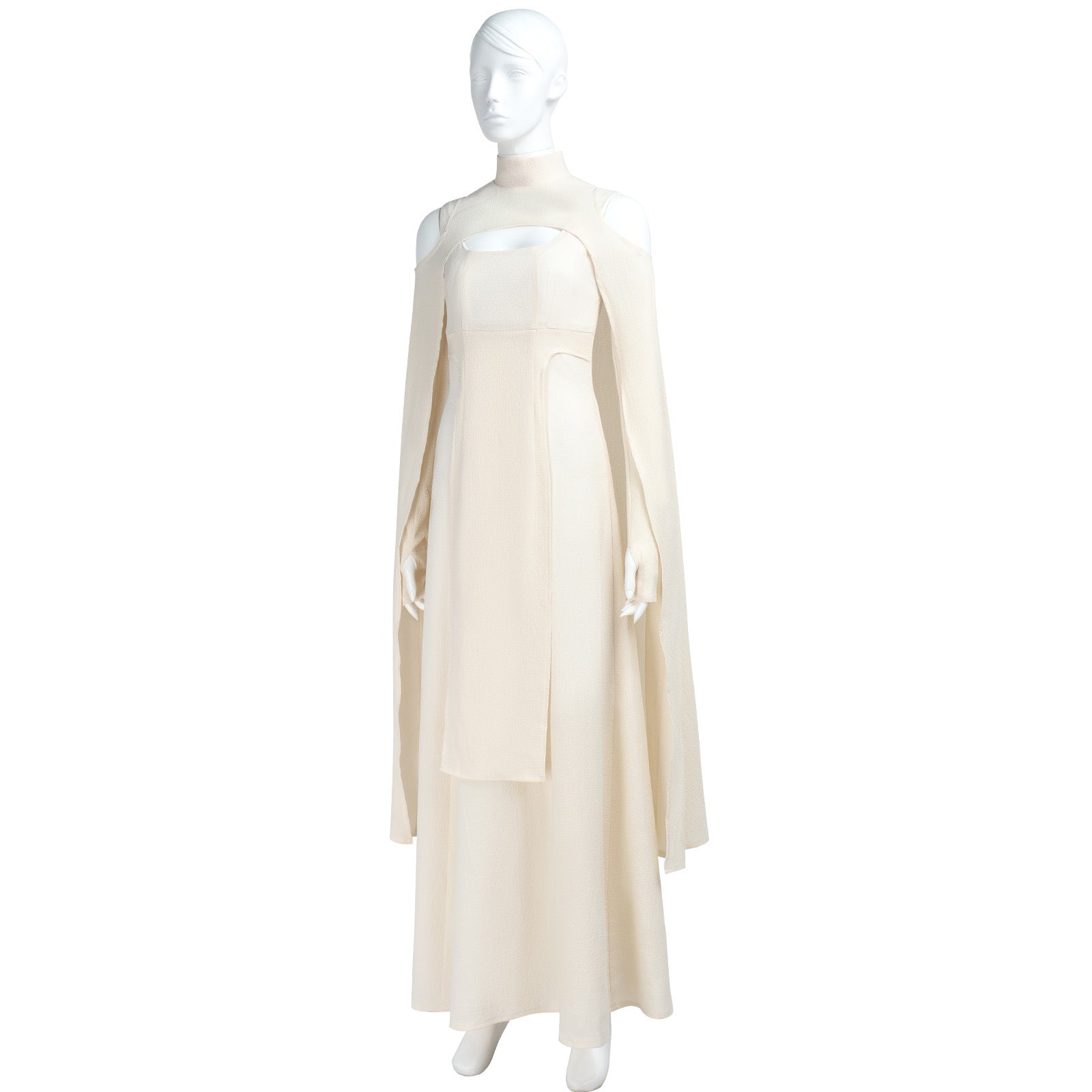 Star Wars Sheltay Retrac Cosplay Costume White Dress Halloween Suit
