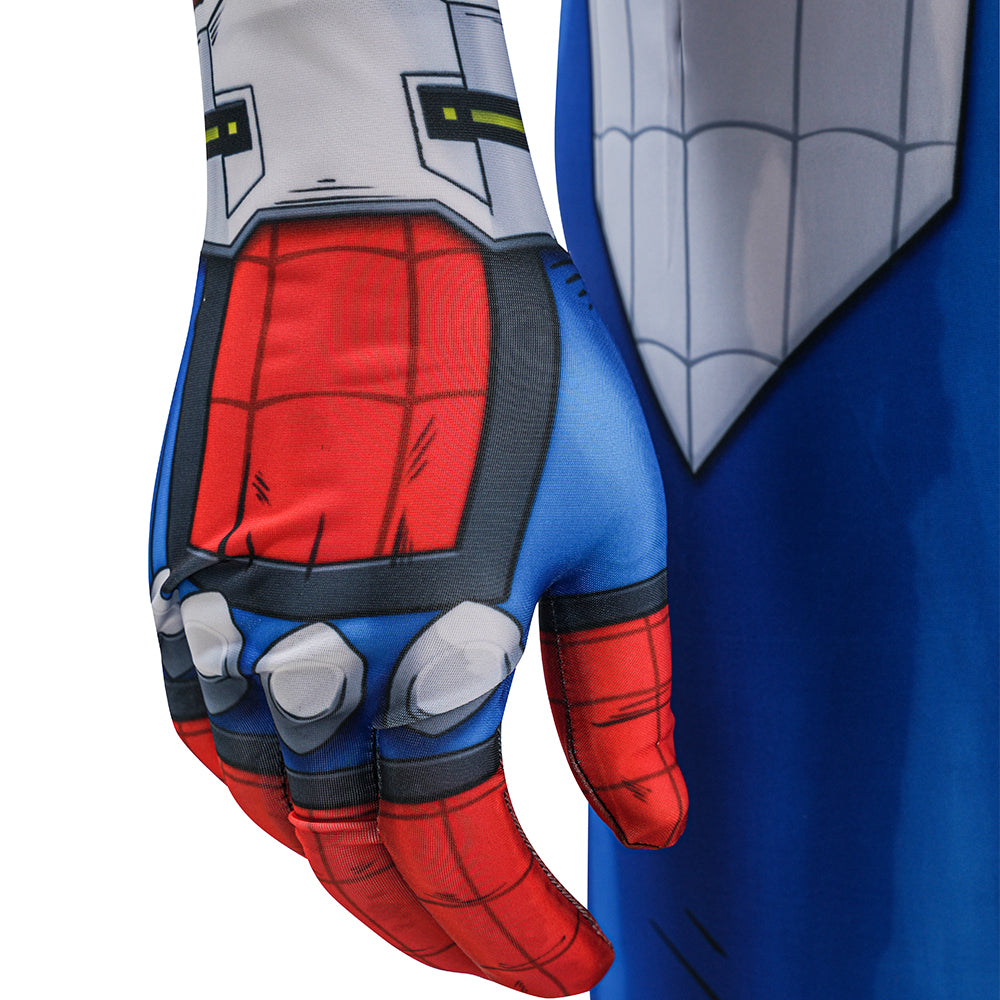Sipderman Cosplay Costume Marvel Tokon Fighting Souls Printed Halloween Outfit
