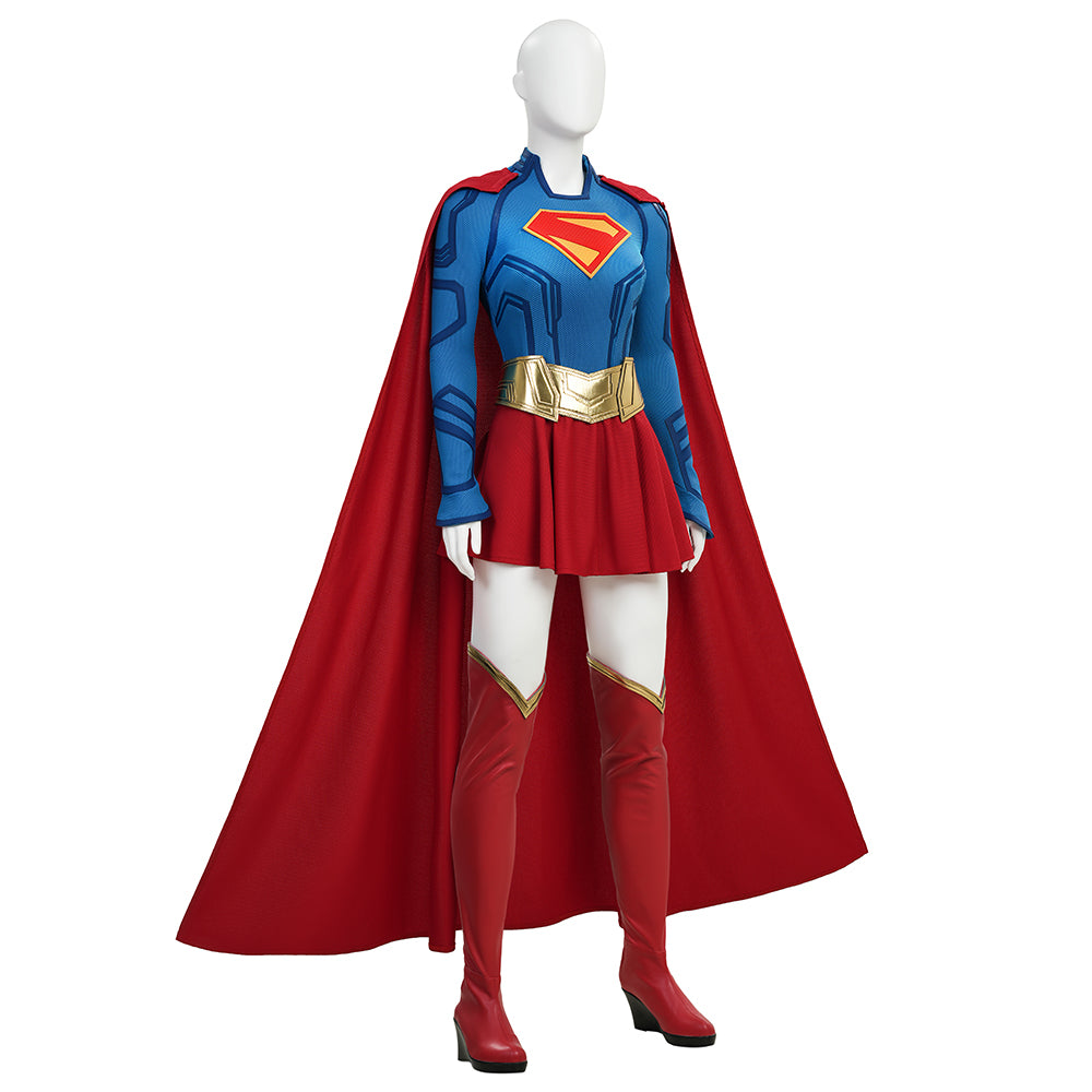 Ver 2 2026 Superhero Legacy Girl of Steel Supergirl Cosplay Costume Kara Zor-El Outfit