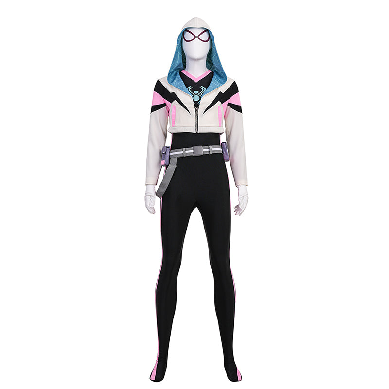 Your Friendly Neighborhood Spider Gwen Stacy Cosplay Costume Gwen Halloween Suit