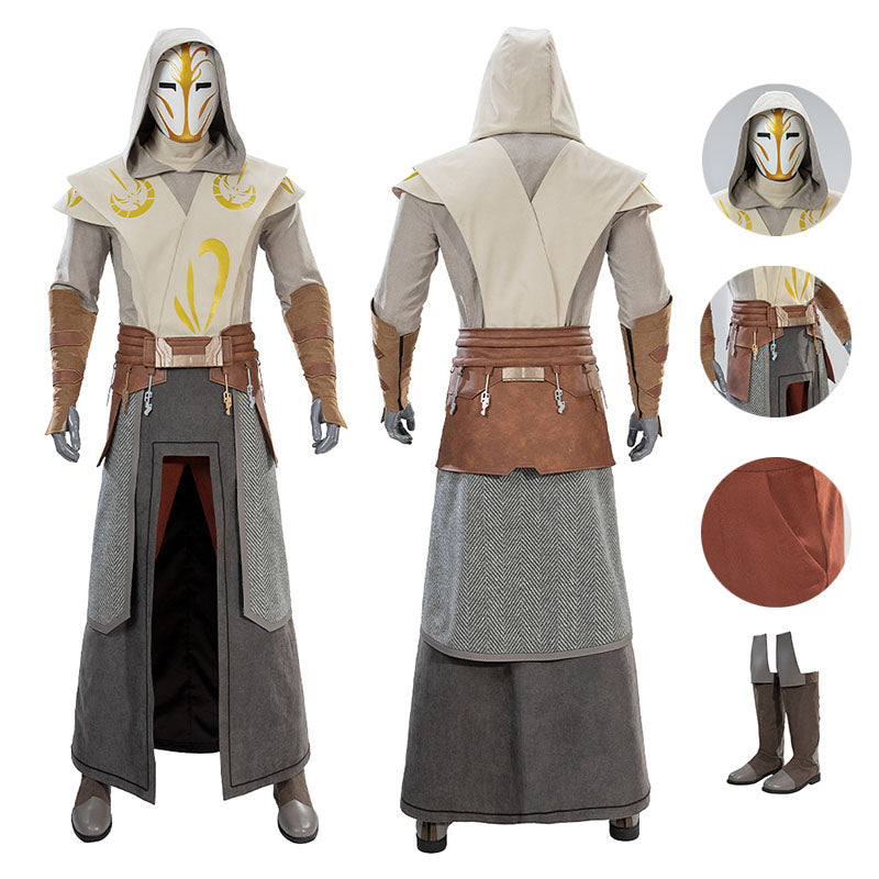 Star Wars Galaxy of Heroes Jedi Temple Guard Cosplay Costume Deluxe Suit