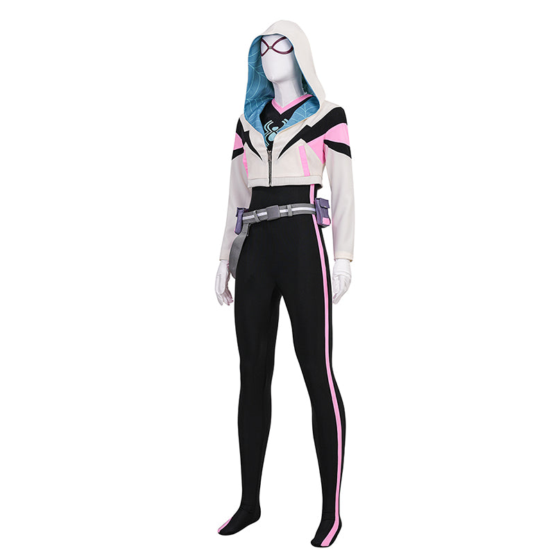 Your Friendly Neighborhood Spider Gwen Stacy Cosplay Costume Gwen Halloween Suit