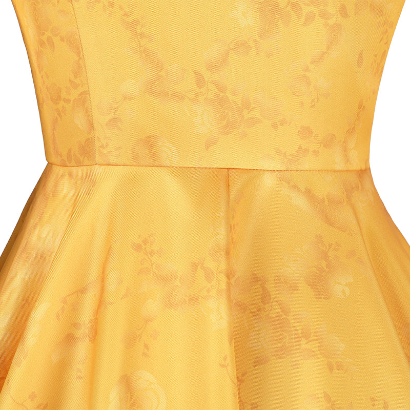 Zoo 2 Movie Judy Hopps Cosplay Costume Yellow Fancy Party Dress Suit