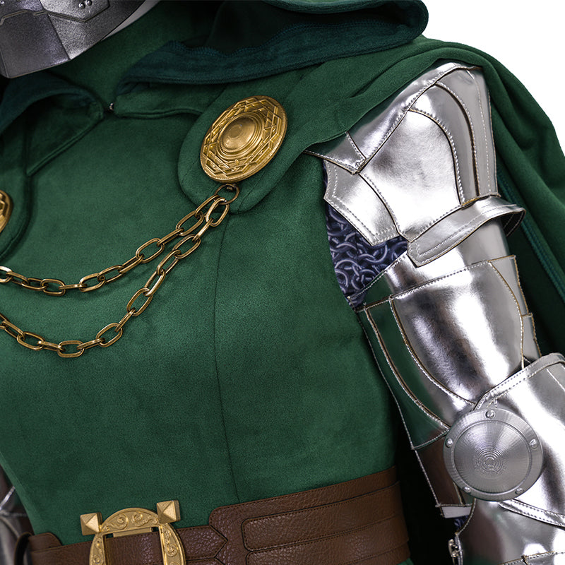 Doctor Doom Woman's Cosplay Costume Dr. Victor von Doom Halloween Outfit