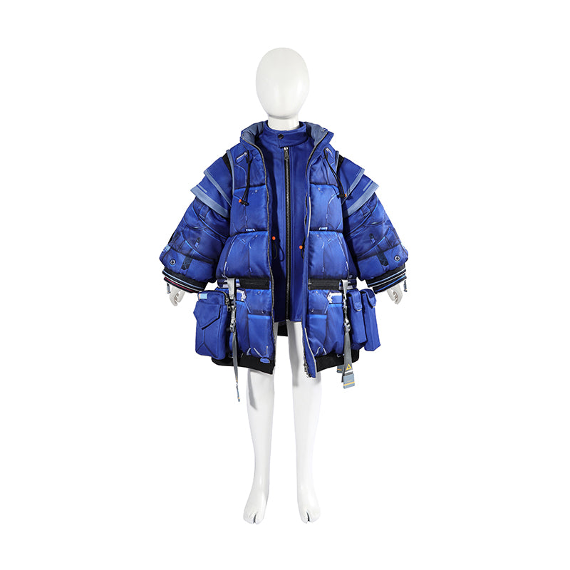 Kids Diana Cosplay Pragmata Diana Cosplay Costume Kids Padded Coat Suit