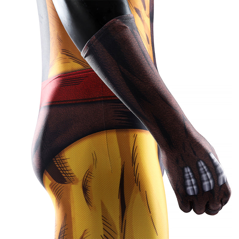 X-Men Wolverine Cosplay Costume The Brown Jumpsuit Halloween Costume