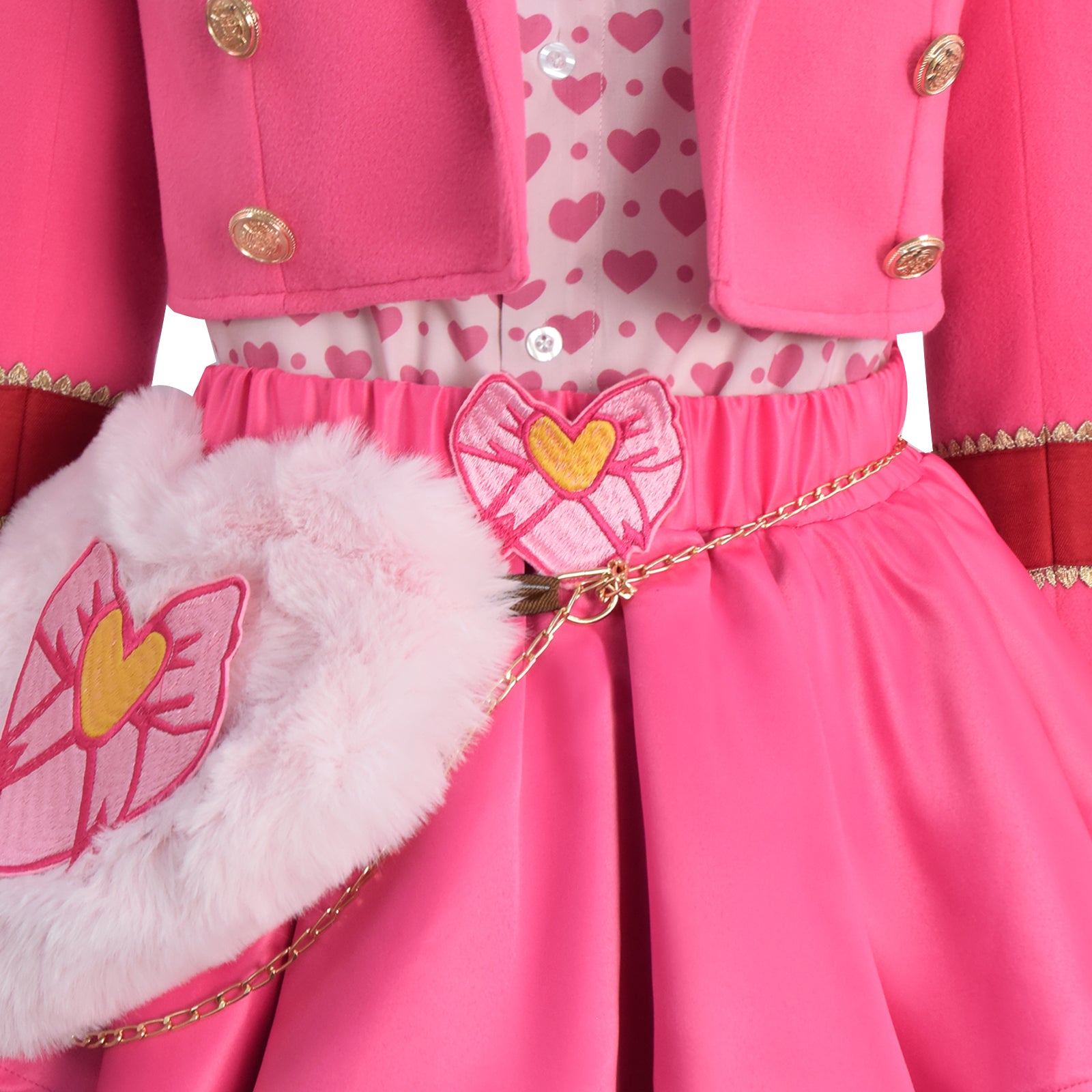 Red Descendants Jacket Outfit Descendants: Wicked Wonderland Cosplay Costume Suit