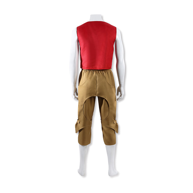 One Piece Live Action Season 2 Luffy Cosplay Costume Halloween Outfit