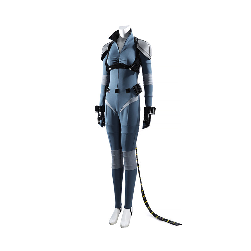 Absolute Catwoman Selina Kyle Cosplay Costume Selinda Cosplay Blue Halloween Outfit
