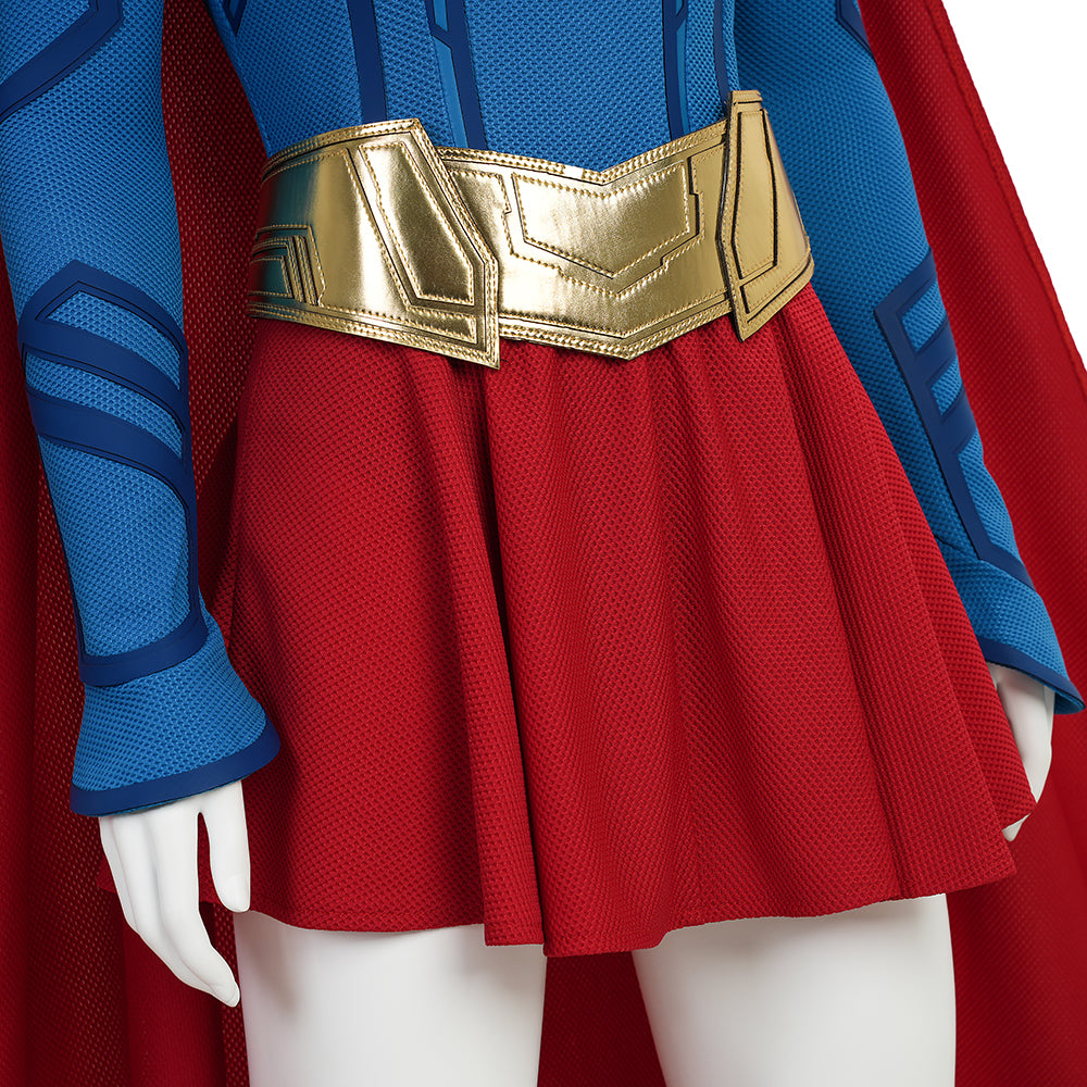 Ver 2 2026 Superhero Legacy Girl of Steel Supergirl Cosplay Costume Kara Zor-El Outfit