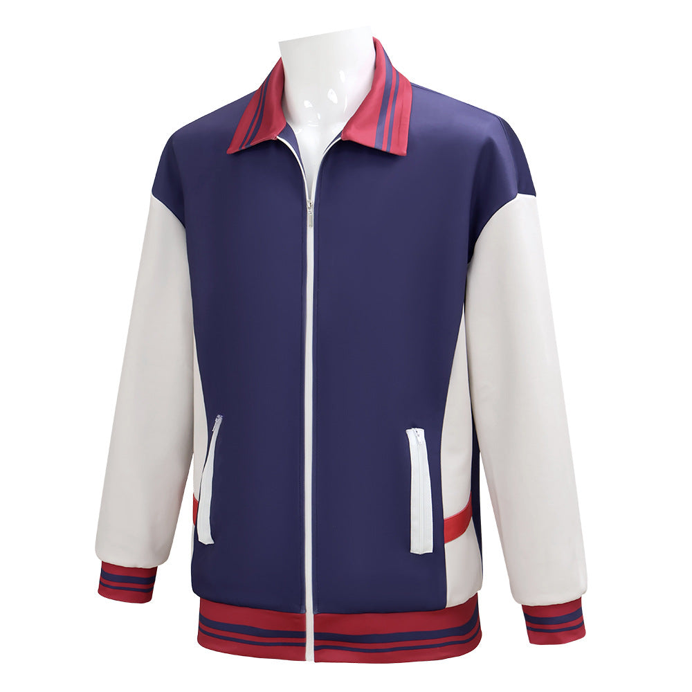 Stranger Things Will Byers Cosplay Costume Blue Coat Party Suit