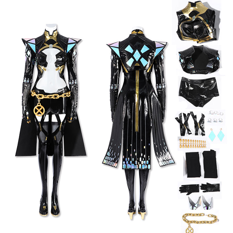 Marvel Rivals The White Queen Emma Frost Cosplay Costume X-Revolution Halloween Suitslider_item_2