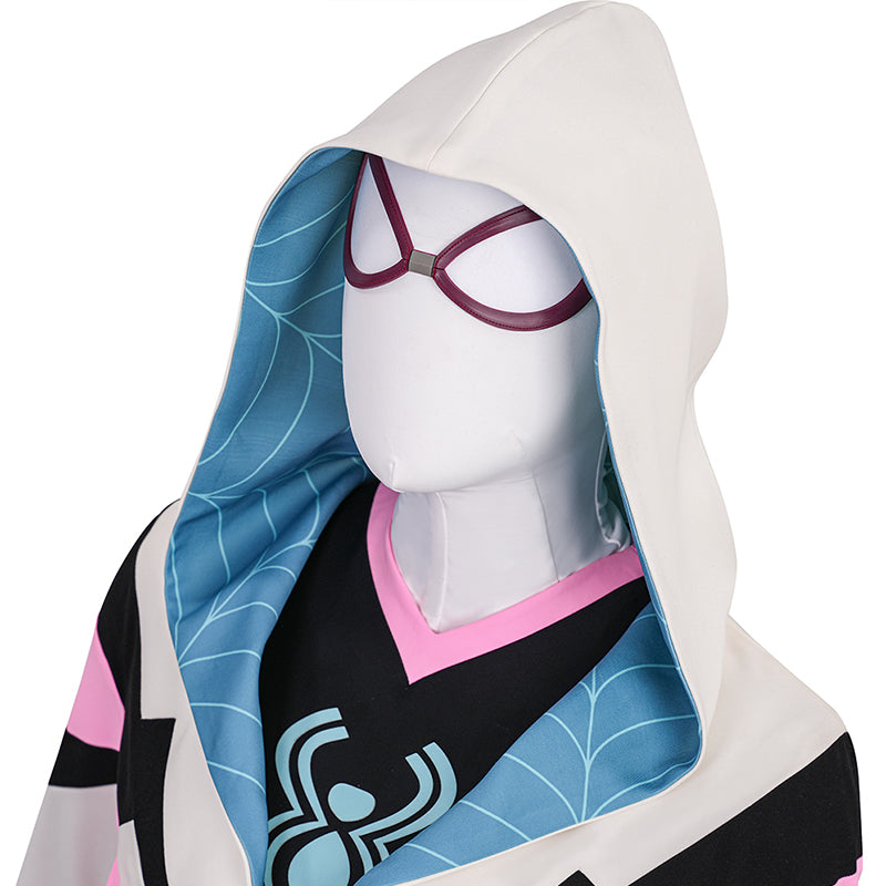 Your Friendly Neighborhood Spider Gwen Stacy Cosplay Costume Gwen Halloween Suit