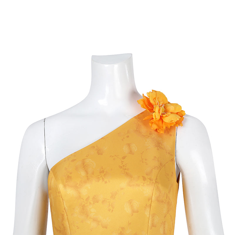 Zoo 2 Movie Judy Hopps Cosplay Costume Yellow Fancy Party Dress Suit