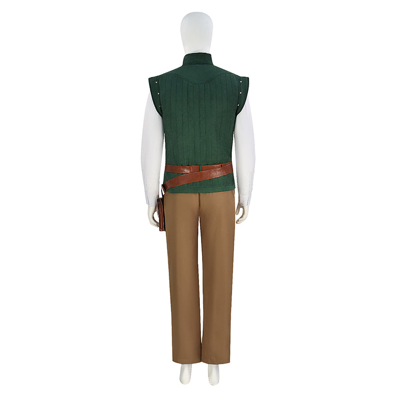 Flynn Rider Cosplay Tangled Prince Costume Flynn Vest Halloween Carnival Suit