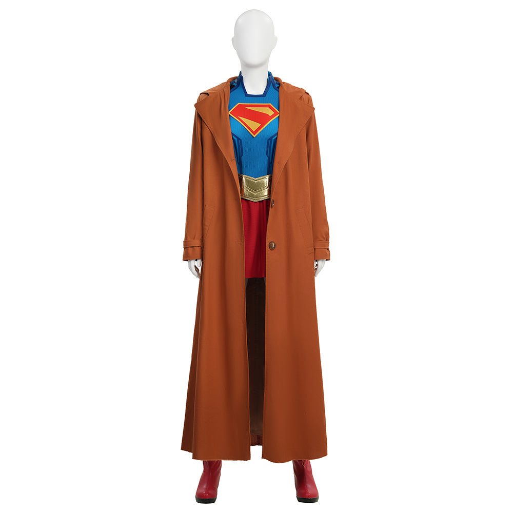 Ver 2 2026 Superhero Legacy Girl of Steel Supergirl Cosplay Costume Kara Zor-El Outfit