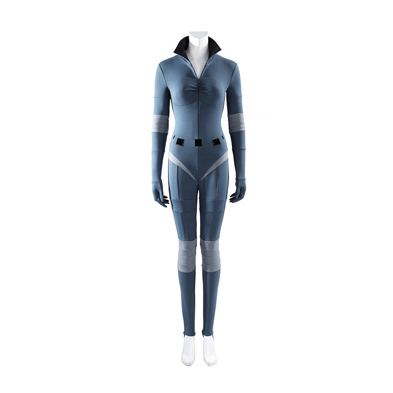 Absolute Catwoman Selina Kyle Cosplay Costume Selinda Cosplay Blue Halloween Outfit