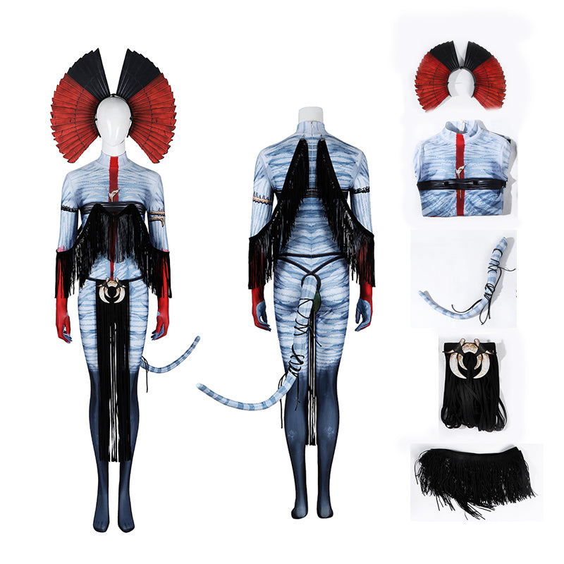 Varang Cosplay Avatar 3 Fire And Ash Varang Cosplay Costume Jumpsuit Full Set