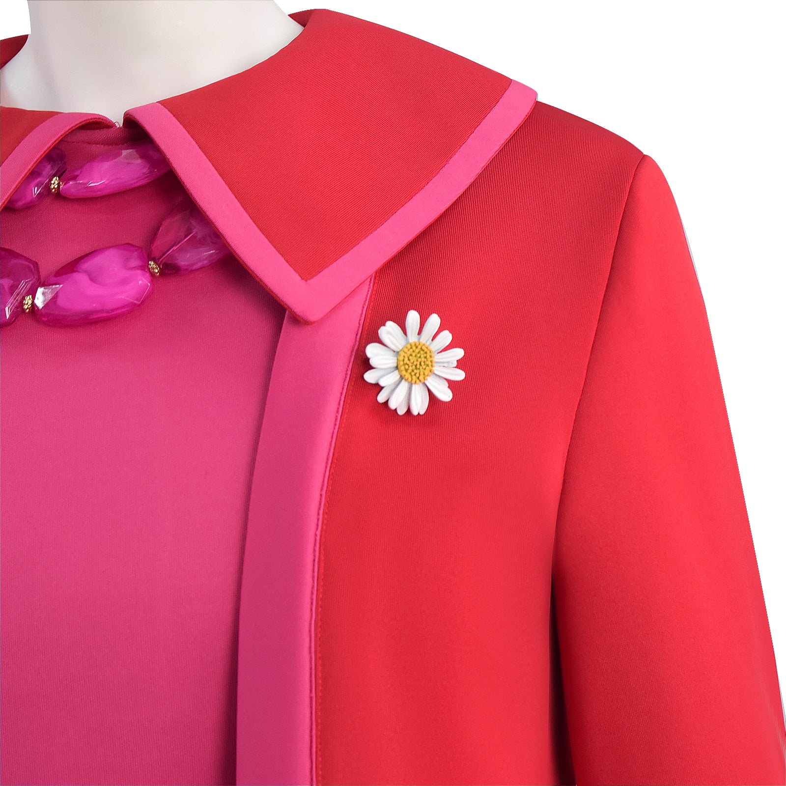 Weapons Aunt Miss Gladys Cosplay Costume Pink Halloween Outfit