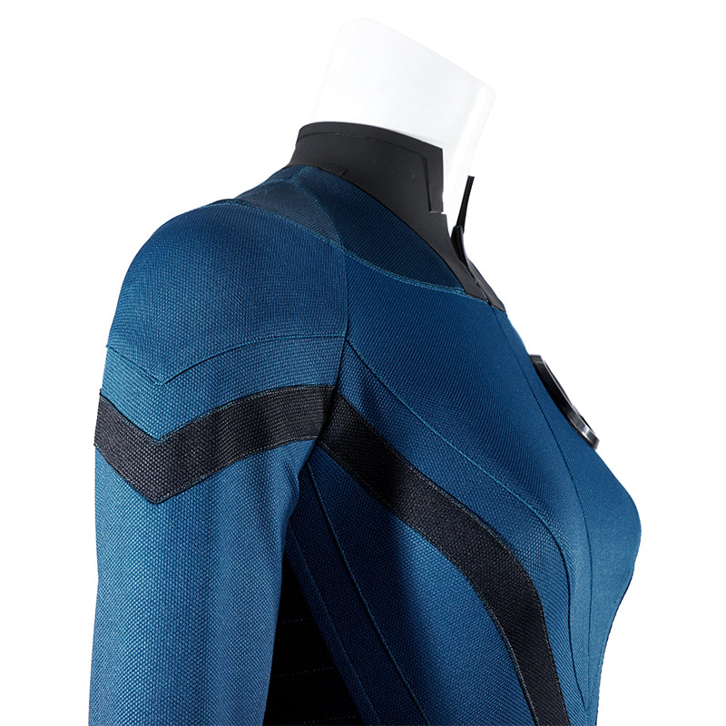 Fantastic Four 2005 Invisible Woman Cosplay Costume Susan Storm Halloween Outfit