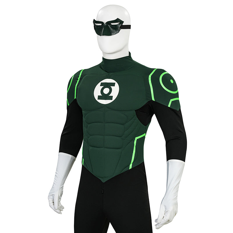 Superman Lantern Green Hal Jordan Justice League Cosplay Costume Suit