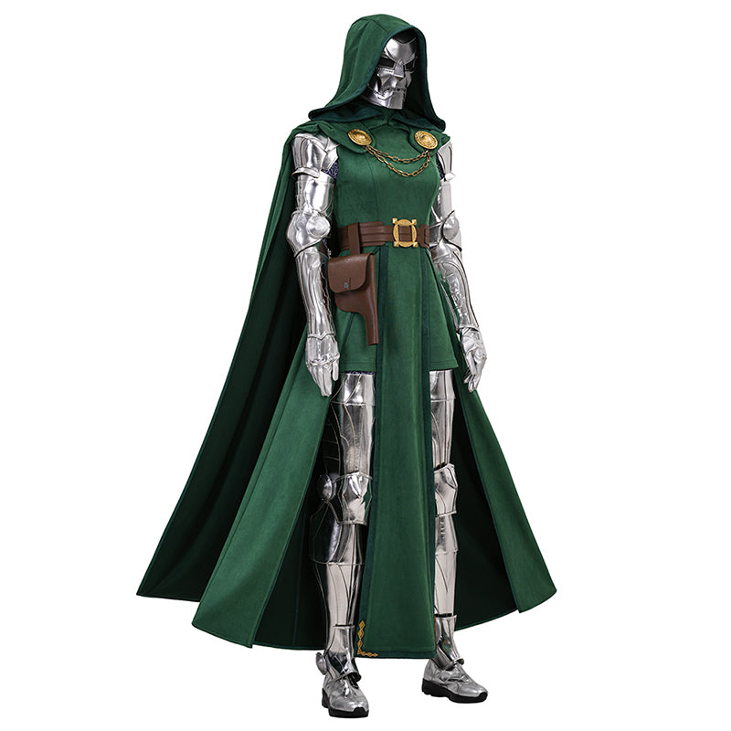Doctor Doom Woman's Cosplay Costume Dr. Victor von Doom Halloween Outfit