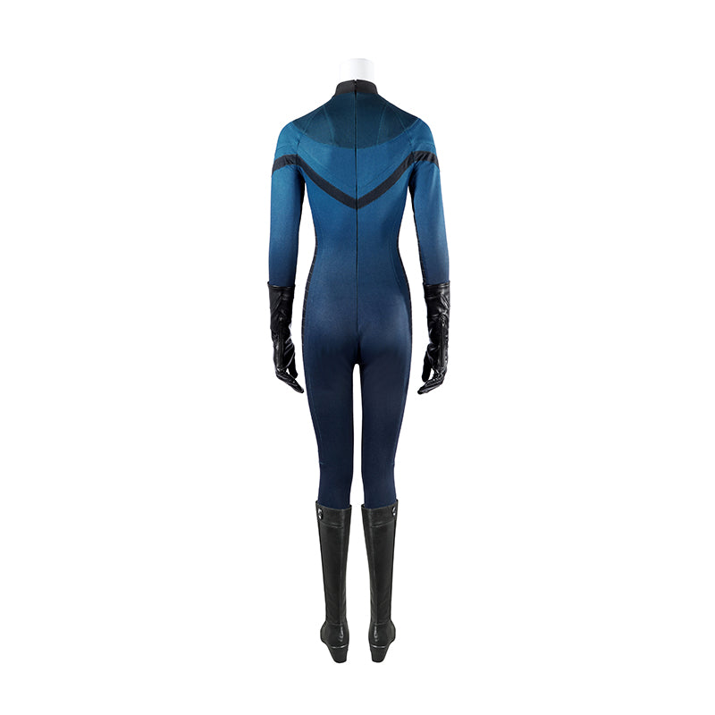 Fantastic Four 2005 Invisible Woman Cosplay Costume Susan Storm Halloween Outfit