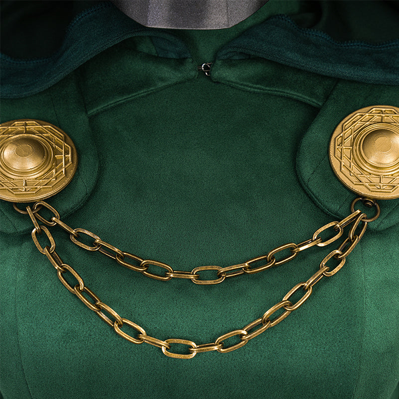 Doctor Doom Woman's Cosplay Costume Dr. Victor von Doom Halloween Outfit
