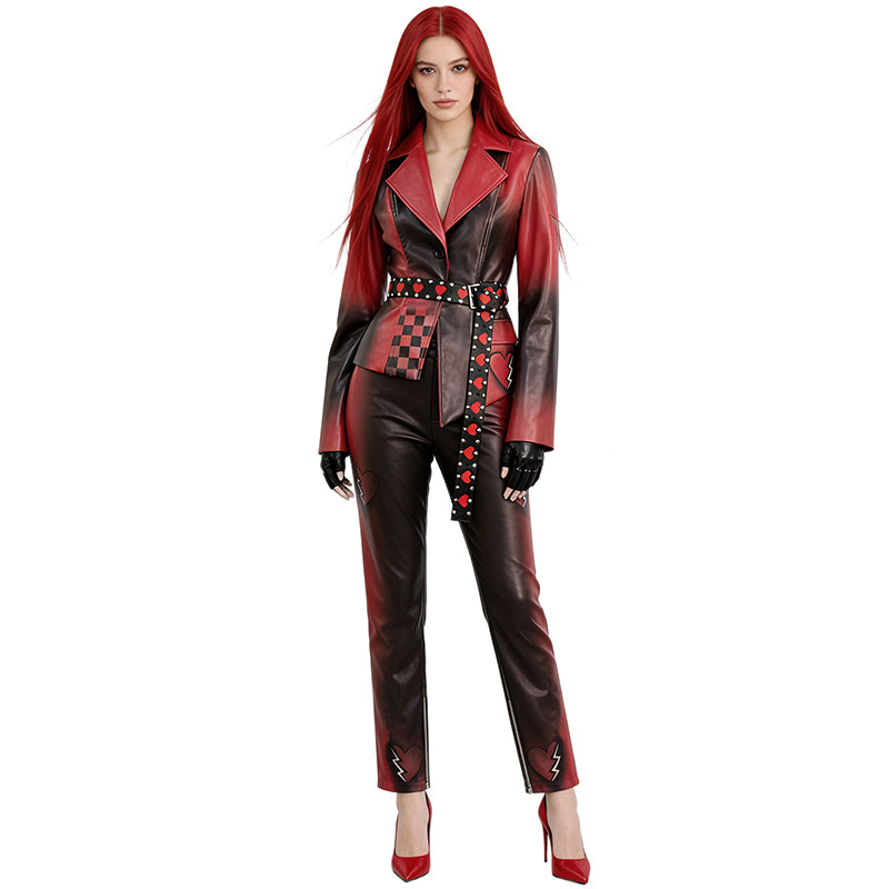 Red Descendants Jacket Outfit Descendants: Wicked Wonderland Cosplay Costume