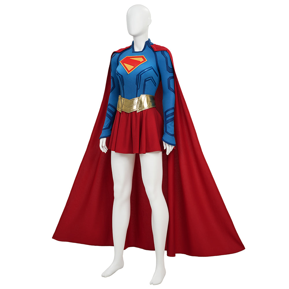 Ver 2 2026 Superhero Legacy Girl of Steel Supergirl Cosplay Costume Kara Zor-El Outfit