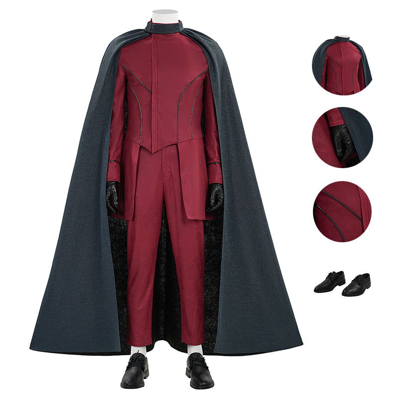 Avengers 5 Doomsday Magneto Cosplay Costume Erik Lehnsherr Suit