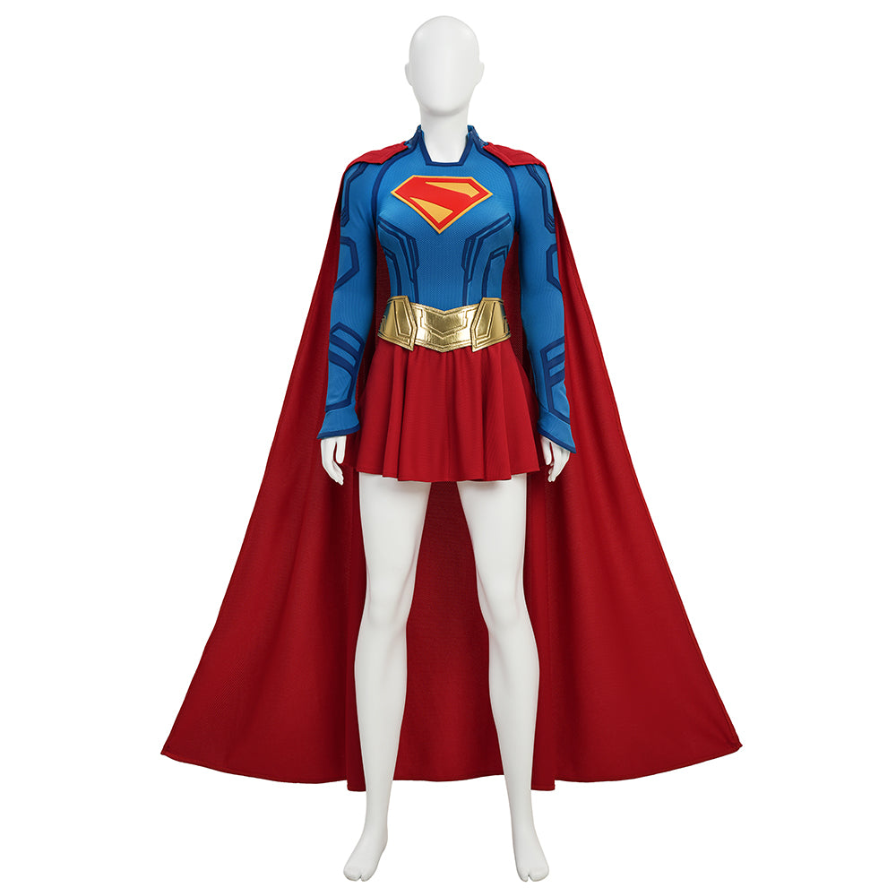 Ver 2 2026 Superhero Legacy Girl of Steel Supergirl Cosplay Costume Kara Zor-El Outfit