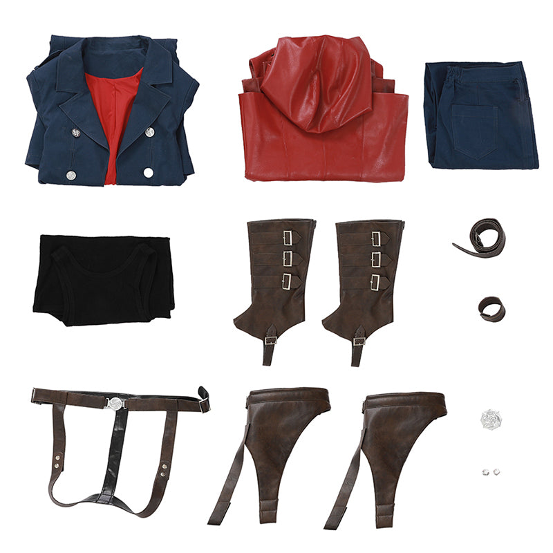 Nero Cosplay Devil May Cry 4: Nero Cosplay Costume Halloween Outfit Full Set