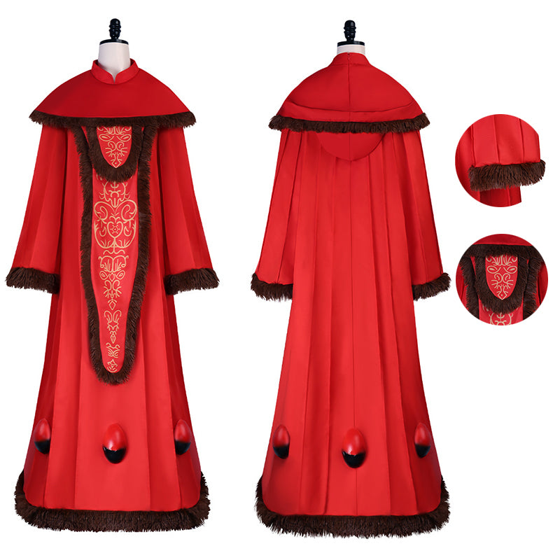 Star Wars Padme Dress Red Queen Padme Amidala Costume Halloween Suit