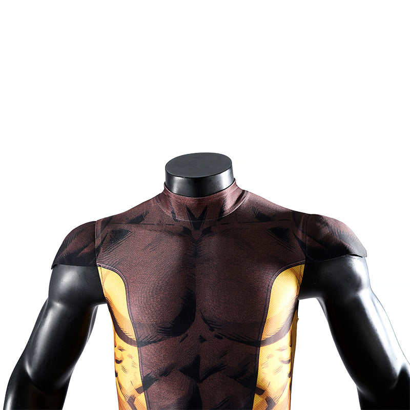X-Men Wolverine Cosplay Costume The Brown Jumpsuit Halloween Costume